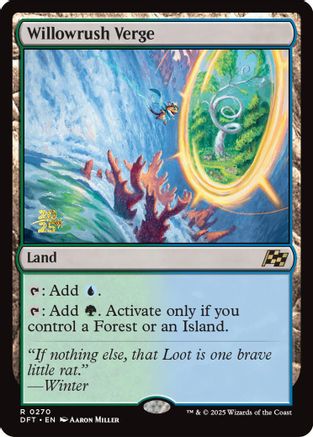 Willowrush Verge (PRE-270) [Prerelease Cards] Foil MTG Single Wizards of the Coast