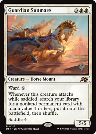 Guardian Sunmare (PPDFT-015) [Promo Pack: Aetherdrift] MTG Single Wizards of the Coast