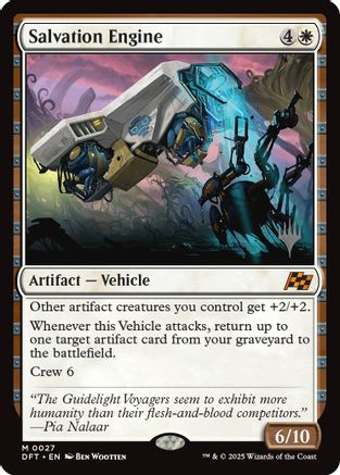 Salvation Engine (PPDFT-027) [Promo Pack: Aetherdrift] MTG Single Wizards of the Coast