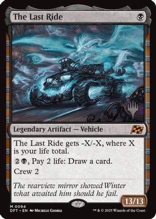 The Last Ride (PPDFT-094) [Promo Pack: Aetherdrift] MTG Single Wizards of the Coast