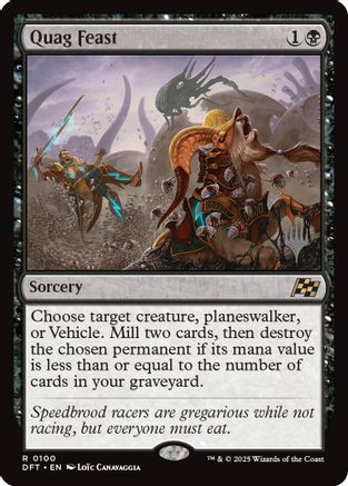 Quag Feast (PPDFT-100) [Promo Pack: Aetherdrift] MTG Single Wizards of the Coast