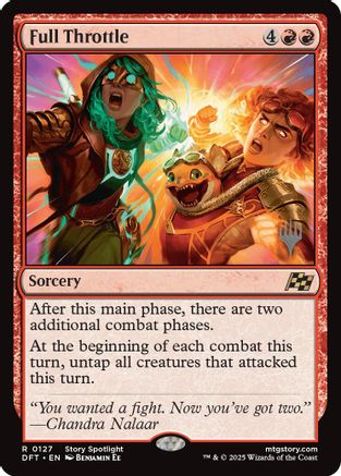 Full Throttle (PPDFT-127) [Promo Pack: Aetherdrift] MTG Single Wizards of the Coast