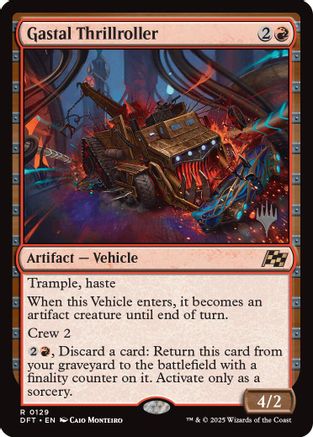 Gastal Thrillroller (PPDFT-129) [Promo Pack: Aetherdrift] MTG Single Wizards of the Coast