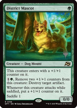 District Mascot (PPDFT-158) [Promo Pack: Aetherdrift] MTG Single Wizards of the Coast