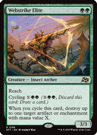 Webstrike Elite (PPDFT-186) [Promo Pack: Aetherdrift] MTG Single Wizards of the Coast