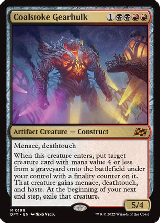 Coalstoke Gearhulk (PPDFT-198) [Promo Pack: Aetherdrift] MTG Single Wizards of the Coast