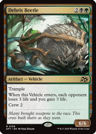 Debris Beetle (PPDFT-199) [Promo Pack: Aetherdrift] MTG Single Wizards of the Coast