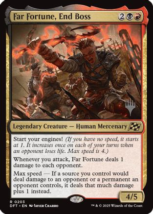 Far Fortune, End Boss (PPDFT-203) [Promo Pack: Aetherdrift] MTG Single Wizards of the Coast
