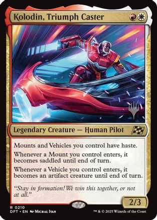 Kolodin, Triumph Caster (PPDFT-210) [Promo Pack: Aetherdrift] MTG Single Wizards of the Coast