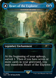 Heart of the Explorer - Search for Azcanta (SLD-1502) [Secret Lair] Drop (Borderless) Foil MTG Single Wizards of the Coast