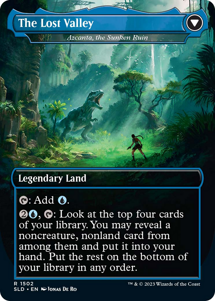Heart of the Explorer - Search for Azcanta (SLD-1502) [Secret Lair] Drop (Borderless) Foil MTG Single Wizards of the Coast
