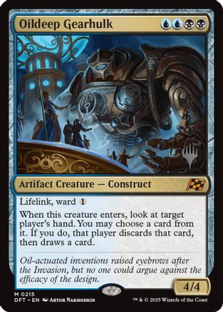 Oildeep Gearhulk (PPDFT-215) [Promo Pack: Aetherdrift] MTG Single Wizards of the Coast