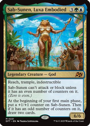 Sab-Sunen, Luxa Embodied (PPDFT-221) [Promo Pack: Aetherdrift] MTG Single Wizards of the Coast