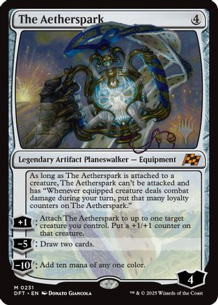 The Aetherspark (PPDFT-231) [Promo Pack: Aetherdrift] MTG Single Wizards of the Coast