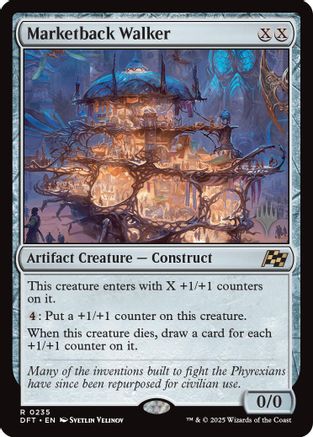 Marketback Walker (PPDFT-235) [Promo Pack: Aetherdrift] MTG Single Wizards of the Coast