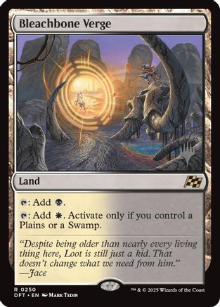 Bleachbone Verge (PPDFT-250) [Promo Pack: Aetherdrift] Foil MTG Single Wizards of the Coast