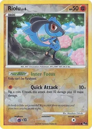 Riolu (Cracked Ice Holo) (16) Holofoil [Miscellaneous Cards & Products]