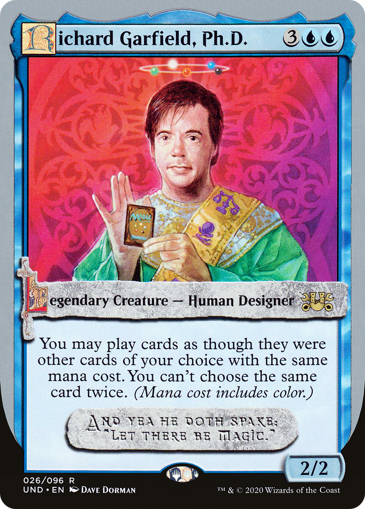 Richard Garfield, Ph.D. (UND-026) [Unsanctioned] MTG Single Wizards of the Coast