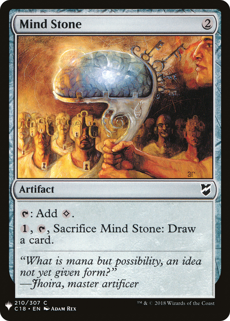 Mind Stone (LIST-C18-210) [Mystery Booster] The List MTG Single Wizards of the Coast