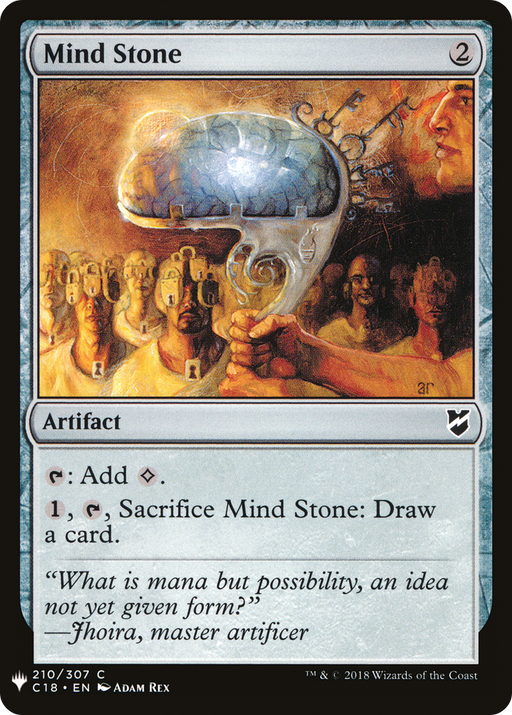 Mind Stone (LIST-C18-210) [Mystery Booster] The List MTG Single Wizards of the Coast