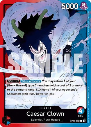Caesar Clown (002) (OP10-002) [Royal Blood] One Piece Single Bandai