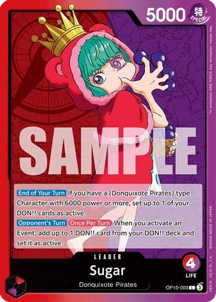 Sugar (003) (OP10-003) [Royal Blood] One Piece Single Bandai