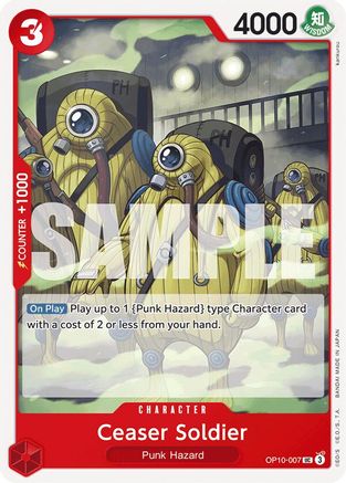 Ceaser Soldier (OP10-007) [Royal Blood] One Piece Single Bandai