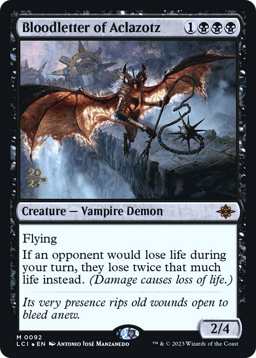 Bloodletter of Aclazotz (PRE-092) [The Lost Caverns of Ixalan Promos] Foil MTG Single Wizards of the Coast