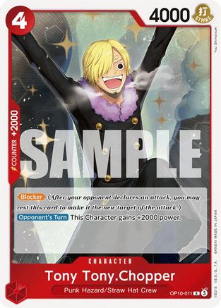 Tony Tony.Chopper (011) (OP10-011) [Royal Blood] Foil One Piece Single Bandai