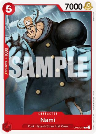Nami (013) (OP10-013) [Royal Blood] One Piece Single Bandai