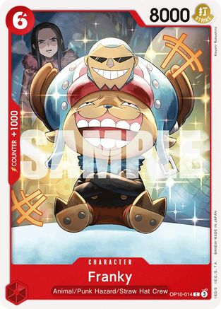 Franky (014) (OP10-014) [Royal Blood] One Piece Single Bandai