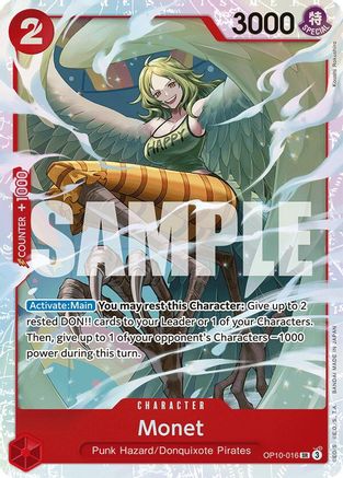 Monet (OP10-016) [Royal Blood] Foil One Piece Single Bandai