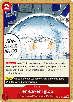 Ten-Layer Igloo (OP10-018) [Royal Blood] One Piece Single Bandai