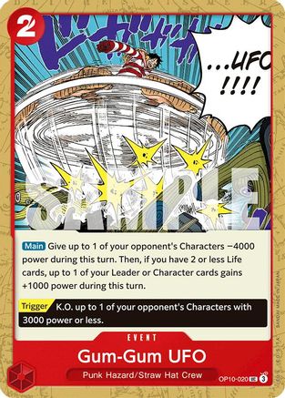 Gum-Gum UFO (OP10-020) [Royal Blood] One Piece Single Bandai