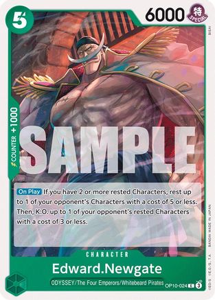 Edward.Newgate (OP10-024) [Royal Blood] One Piece Single Bandai