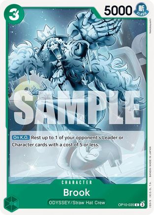 Brook (035) (OP10-035) [Royal Blood] One Piece Single Bandai