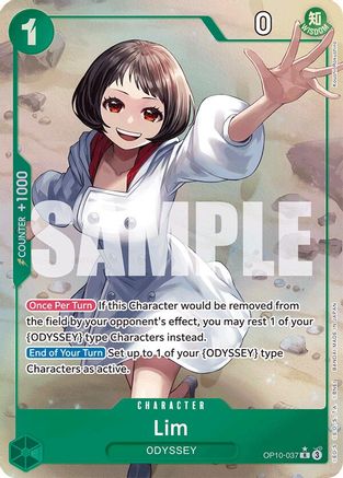 Lim (Parallel) (OP10-037) [Royal Blood] Foil One Piece Single Bandai