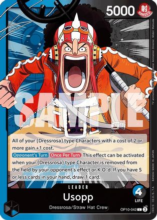 Usopp (042) (OP10-042) [Royal Blood] One Piece Single Bandai