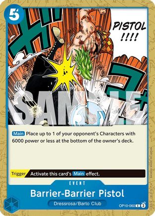 Barrier-Barrier Pistol (OP10-060) [Royal Blood] One Piece Single Bandai