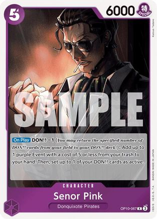 Senor Pink (OP10-067) [Royal Blood] Foil One Piece Single Bandai