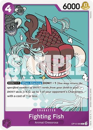 Fighting Fish (OP10-069) [Royal Blood] One Piece Single Bandai