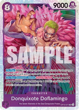 Donquixote Doflamingo (OP10-071) [Royal Blood] Foil One Piece Single Bandai