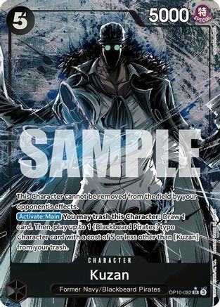 Kuzan (Parallel) (OP10-082) [Royal Blood] Foil One Piece Single Bandai