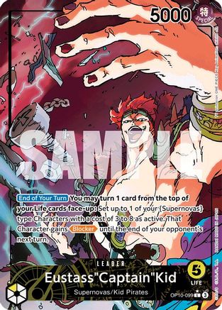 Eustass"Captain"Kid (099) (Parallel) (OP10-099) [Royal Blood] Foil One Piece Single Bandai