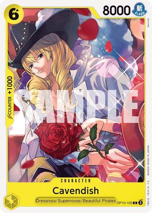 Cavendish (105) (OP10-105) [Royal Blood] One Piece Single Bandai