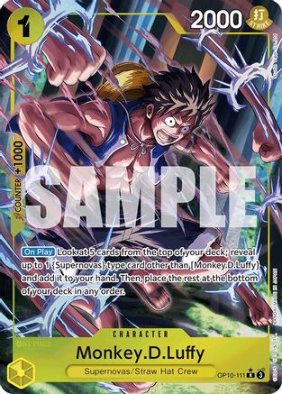 Monkey.D.Luffy (111) (Parallel) (OP10-111) [Royal Blood] Foil One Piece Single Bandai