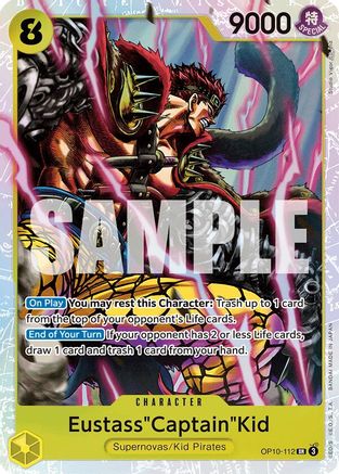 Eustass"Captain"Kid (112) (OP10-112) [Royal Blood] Foil One Piece Single Bandai