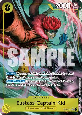 Eustass"Captain"Kid (112) (Parallel) (OP10-112) [Royal Blood] Foil One Piece Single Bandai