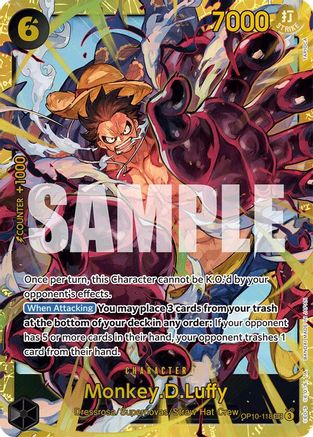 Monkey.D.Luffy (118) (OP10-118) [Royal Blood] Foil One Piece Single Bandai