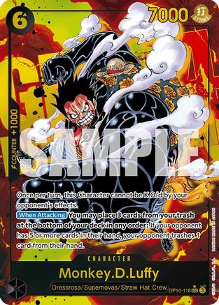 Monkey.D.Luffy (118) (Parallel) (OP10-118) [Royal Blood] Foil One Piece Single Bandai